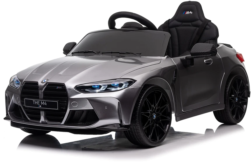 Elektromobilis vaikams BMW M4, pilkas