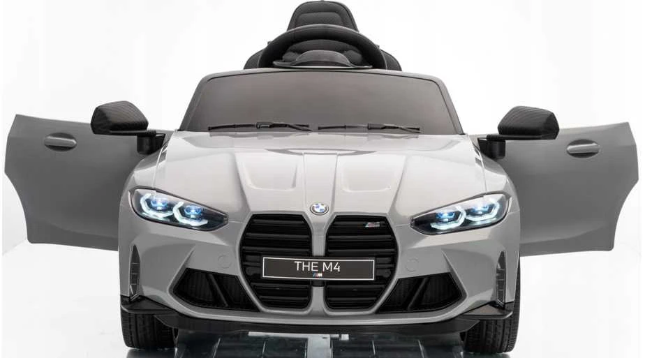 Elektromobilis vaikams BMW M4, pilkas