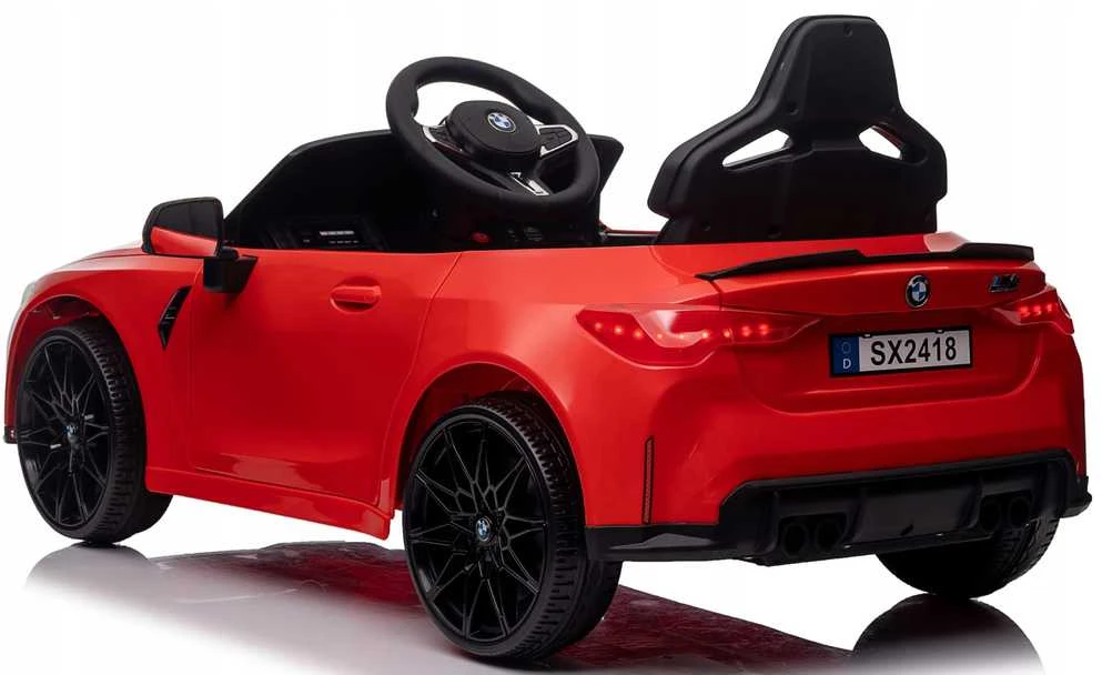Vienvietis vaikiškas elektromobilis Lean cars BMW M4, raudonas