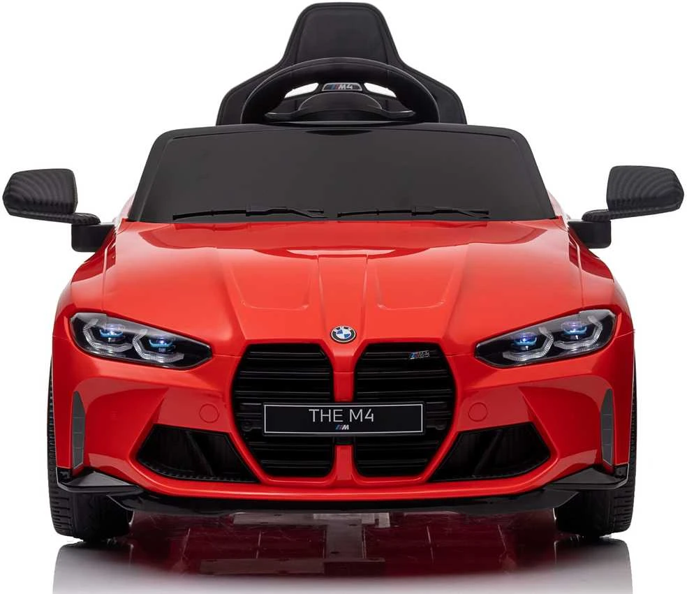 Vienvietis vaikiškas elektromobilis Lean cars BMW M4, raudonas