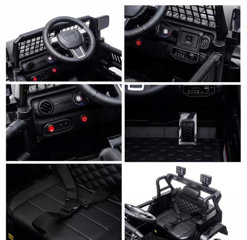 Ramiz Elektromobilis Jeep Dark Night, Raudona