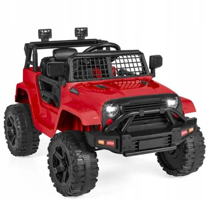 Ramiz Elektromobilis Jeep Dark Night, Raudona