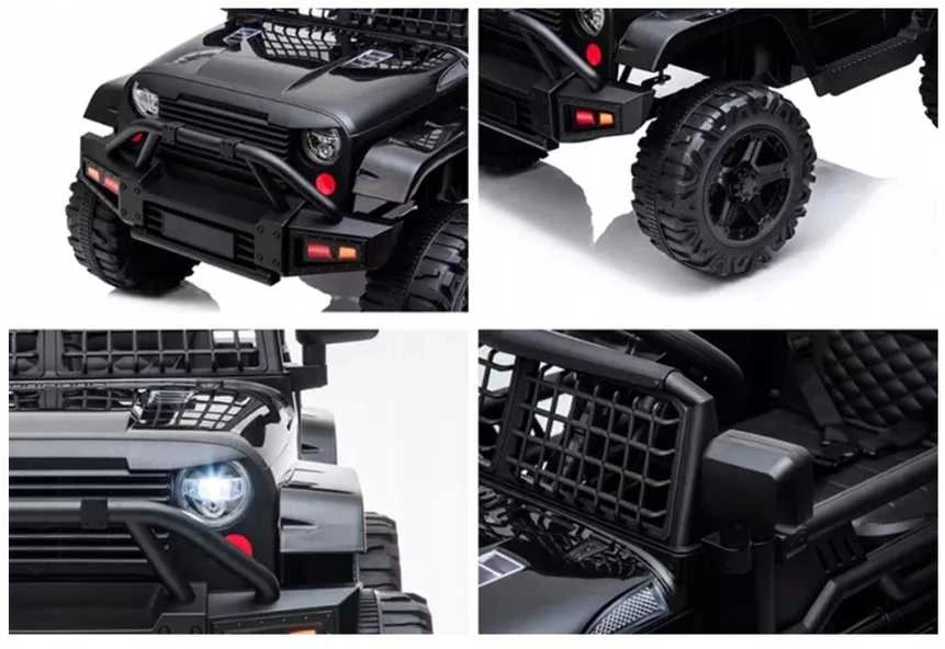Ramiz Elektromobilis Jeep Dark Night, Raudona