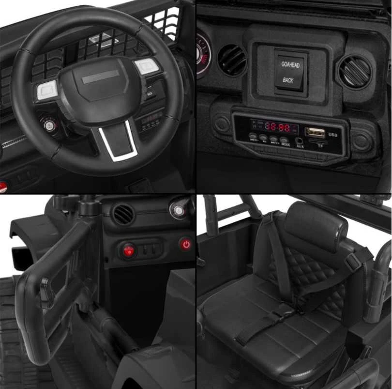 Ramiz Elektromobilis Jeep Dark Night, Raudona