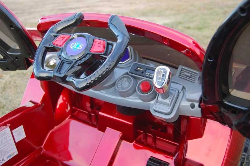 Bambi Racer Elektromobilis vaikams ROADSTER EXCLUSIVE Lakuotas QLS8188