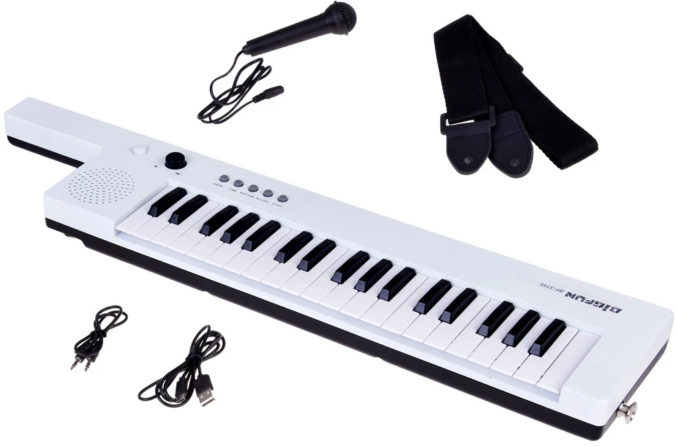 Jokomisiada Elektroniniai vargonai su rankena, muzikinis žaislas vaikams IN0172