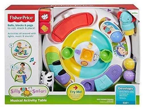 Fisher Price edukacinis žaidimų staliukas „Safari“