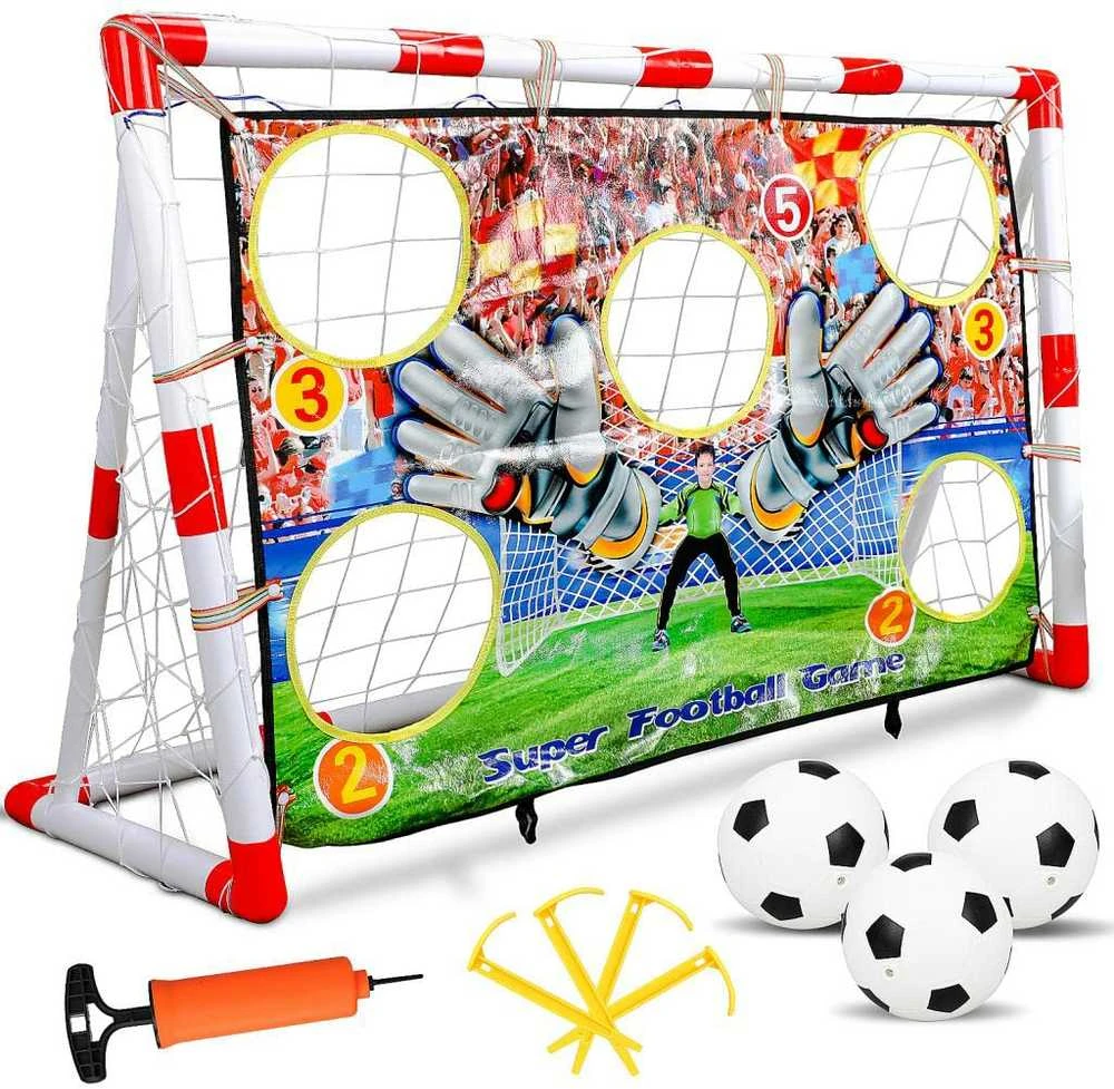 Malplay Vaikiškas futbolo vartų komplektas 2in 1