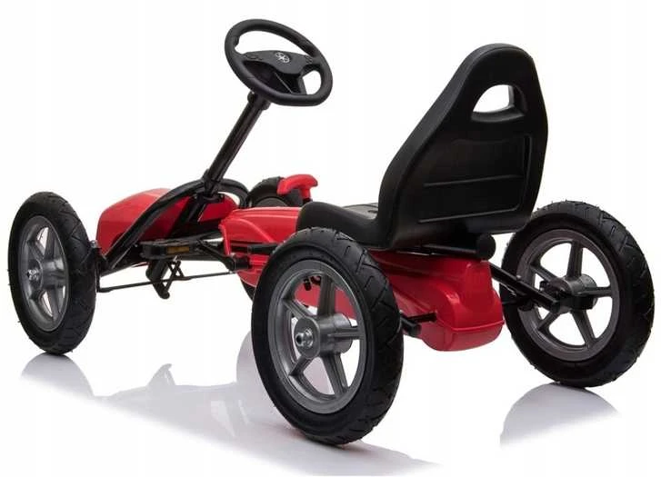 Dėlionė Baby Mix Go-kart Buggy pripučiami ratai, raudona