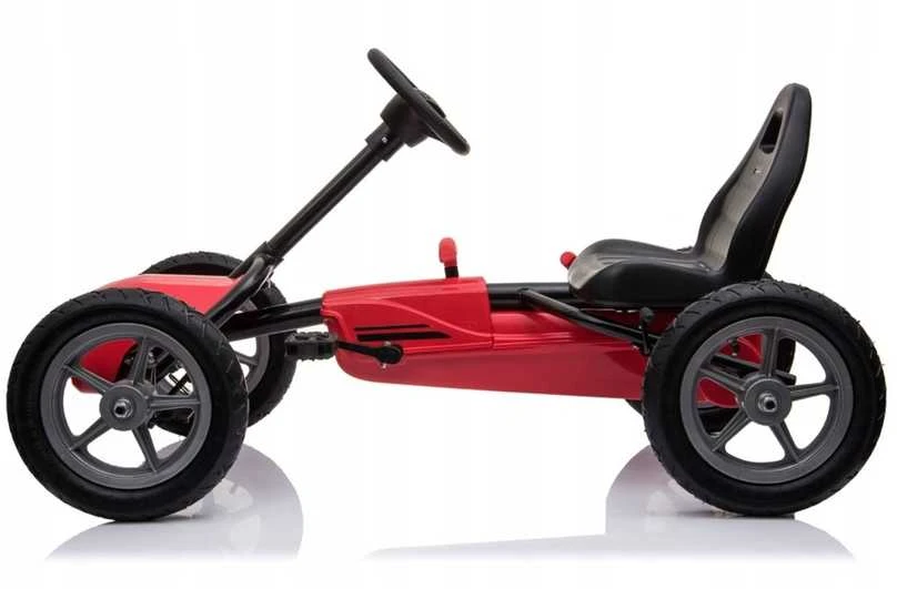 Dėlionė Baby Mix Go-kart Buggy pripučiami ratai, raudona