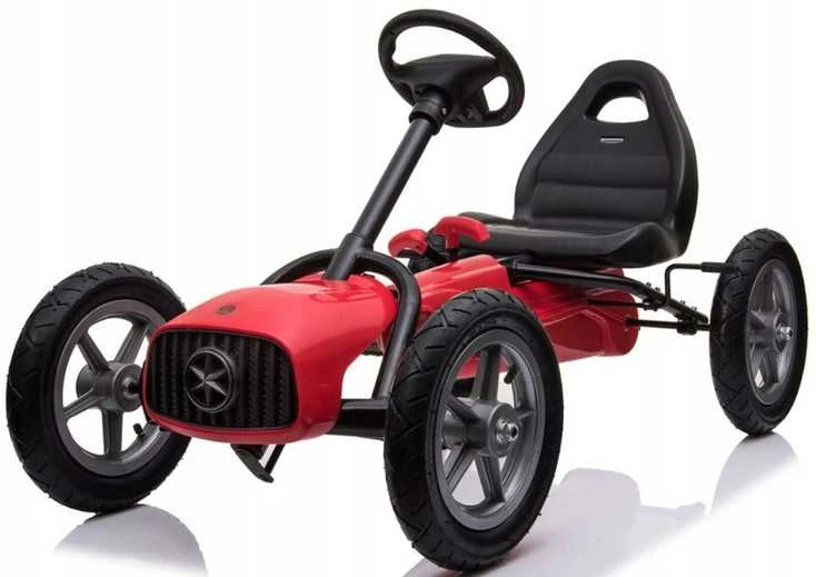 Dėlionė Baby Mix Go-kart Buggy pripučiami ratai, raudona