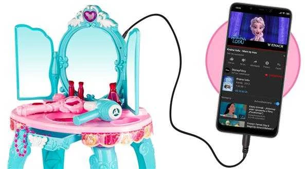Grožio salonas Princesei su aksesuarais, kėdute ir MP3 " KELISA "