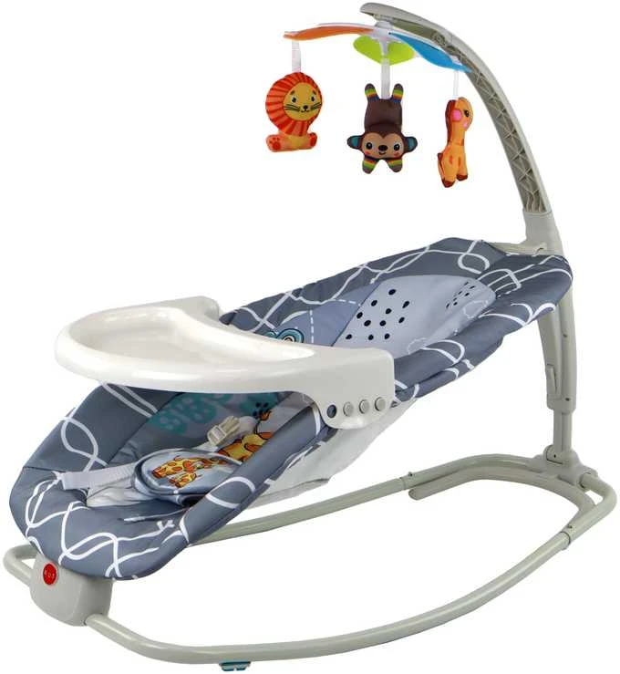 Lean Toys Gultukas -Vibro kėdutė Žirafa 2*1