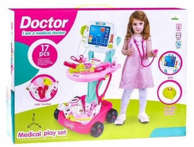 Malplay Žaislinis gydytojo rinkinys su šviesos ir garso efektais