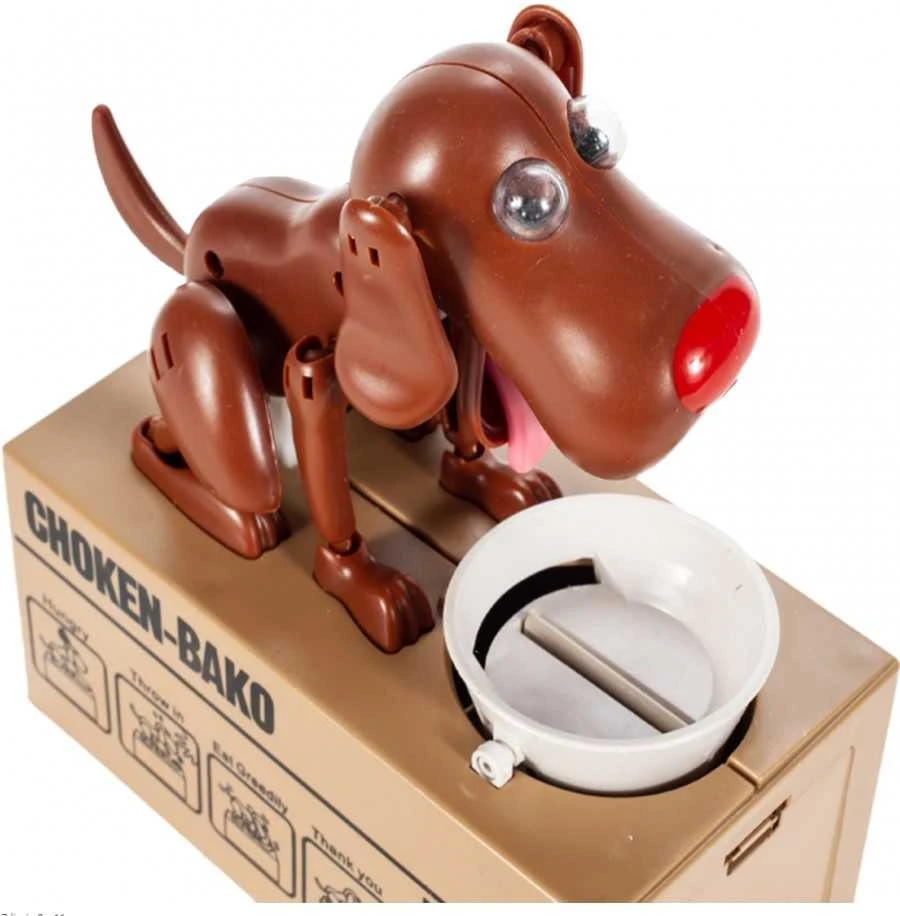 Iso Trade Baterija operated piggy bank - ruda dog 22470