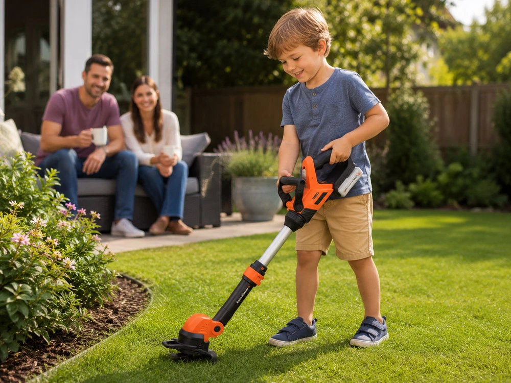 Jokomisiada Trimmer - interactive hand lawnmower for children ZA6153