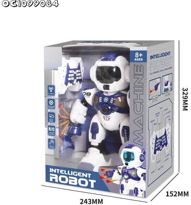 Malplay Interaktyvus Robotas, nuotoliniu valdymo pultu valdomas, šokantis ir šaudantis