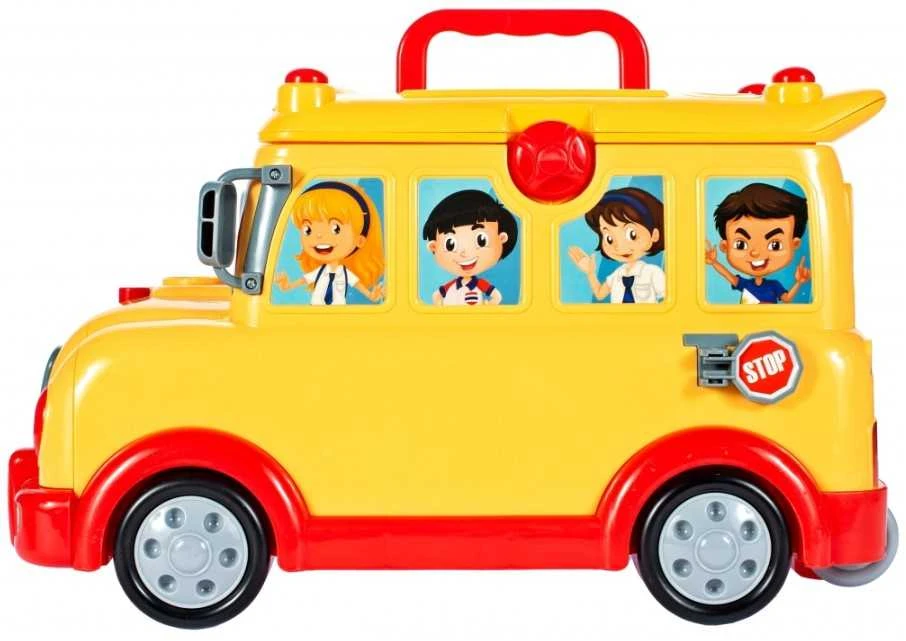 Interaktyvus stumdukas - Linksmasis autobusiukas 3in1