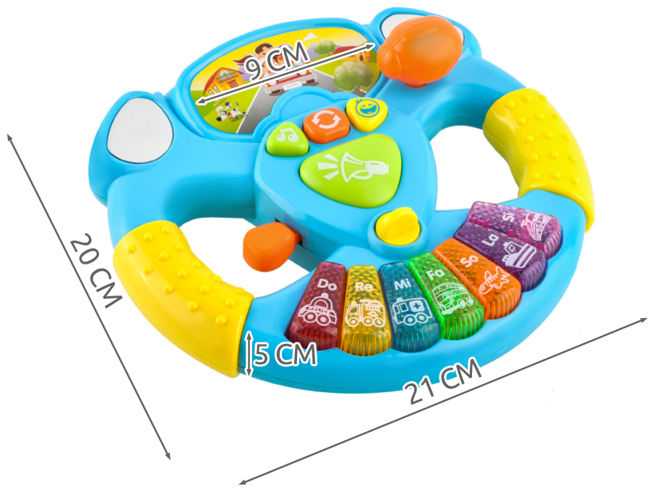 Lean toys Interaktyvus vairas kūdikiams