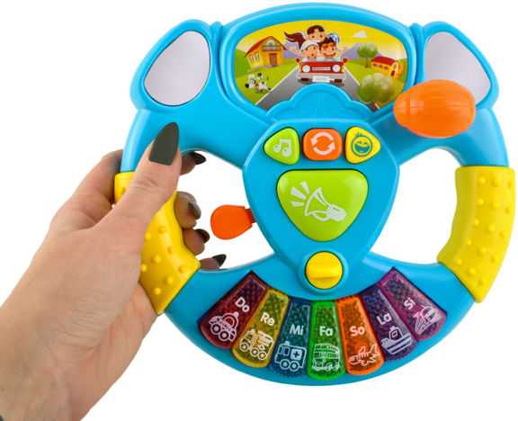 Lean toys Interaktyvus vairas kūdikiams