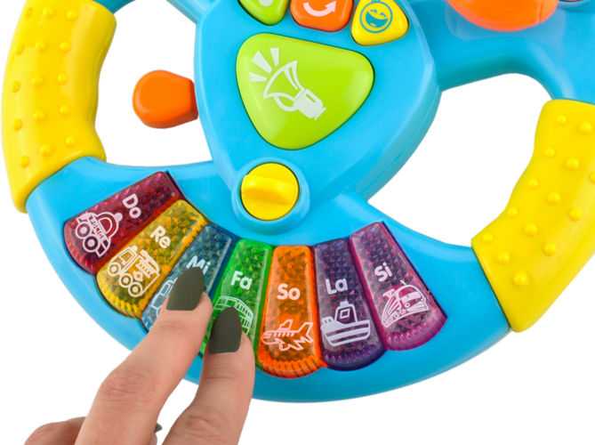 Lean toys Interaktyvus vairas kūdikiams