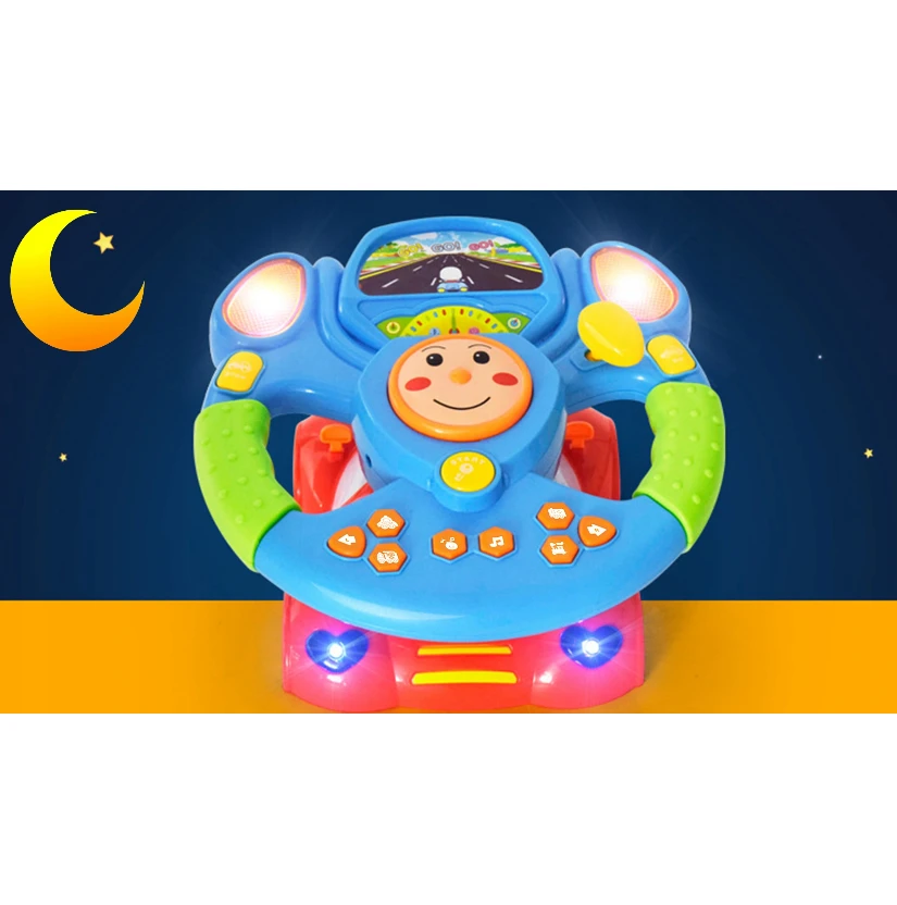 Malplay Interaktyvus lavinamasis muzikinis automobilio vairas
