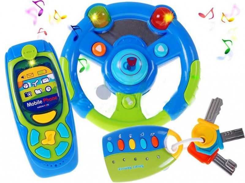 Ramiz Interaktyvus vairas su muzikėlėmis ir garsais 4in1