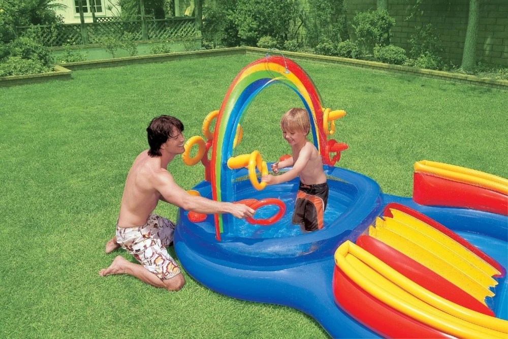 Vandens Žaidimų Aikštelė Baseinas INTEX 297x193x135cm