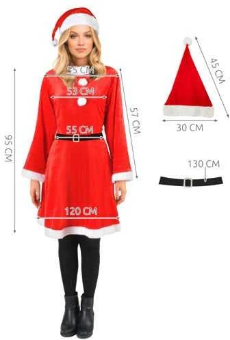 Costume - Mrs. Claus Malatec 22702