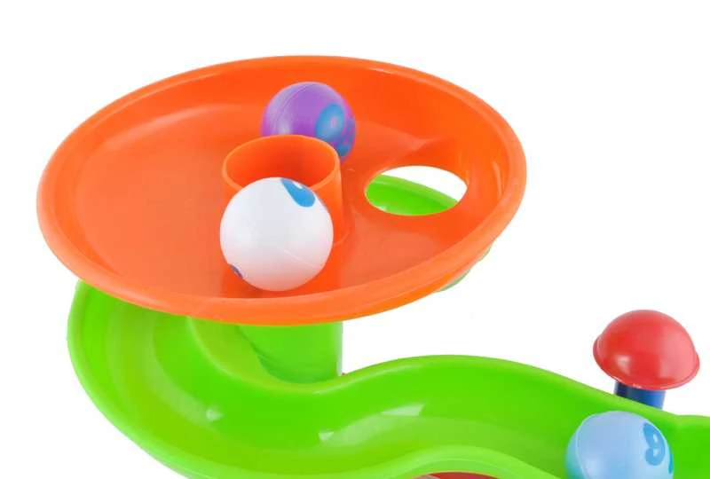 Lean Toys Spalvingas kamuoliukų fontanas su garso ir šviesos efektais