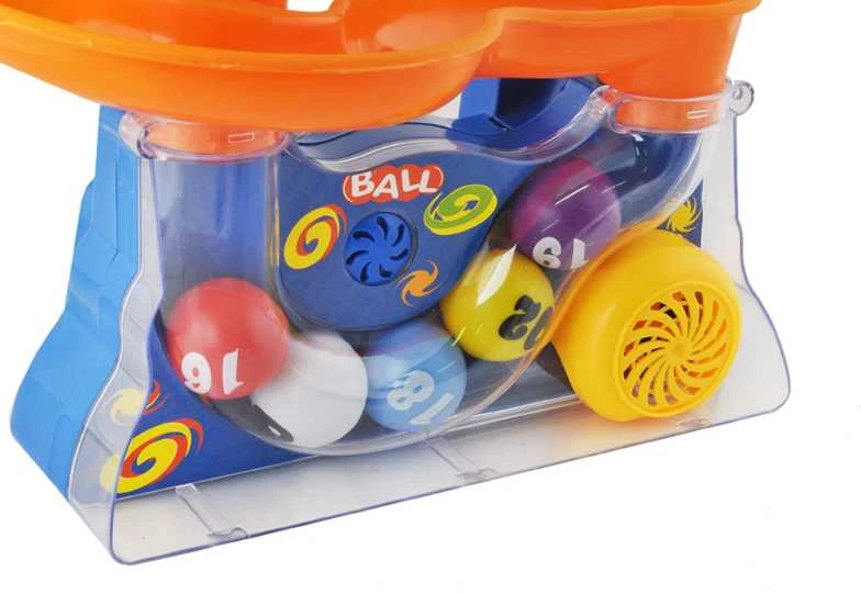 Lean Toys Spalvingas kamuoliukų fontanas su garso ir šviesos efektais