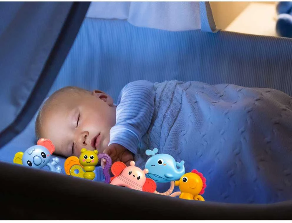 Malplay Barškučių rinkinys kūdikiui, 12 vnt