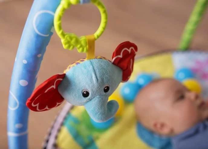 Eurobaby Zabawki Lavinamasis Kilimėlis 3in1 Miško Gyvūnai Su Kamuoliukais