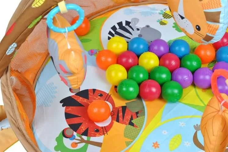 Midex Lavinamasis Kilimėlis Žaidimams Liūtukas Su Kamuoliukais