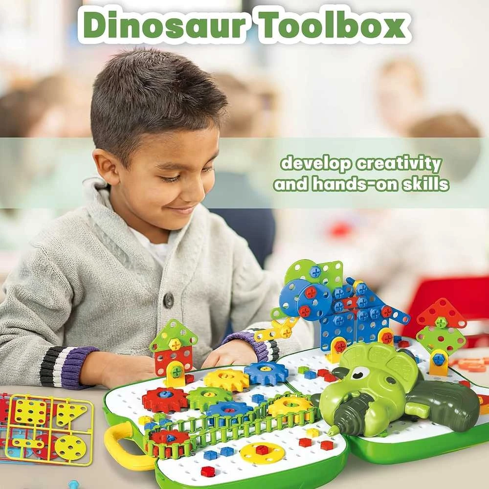 Konstruktorius su žaisliniu grąžtu Lean Toys, 249 d.