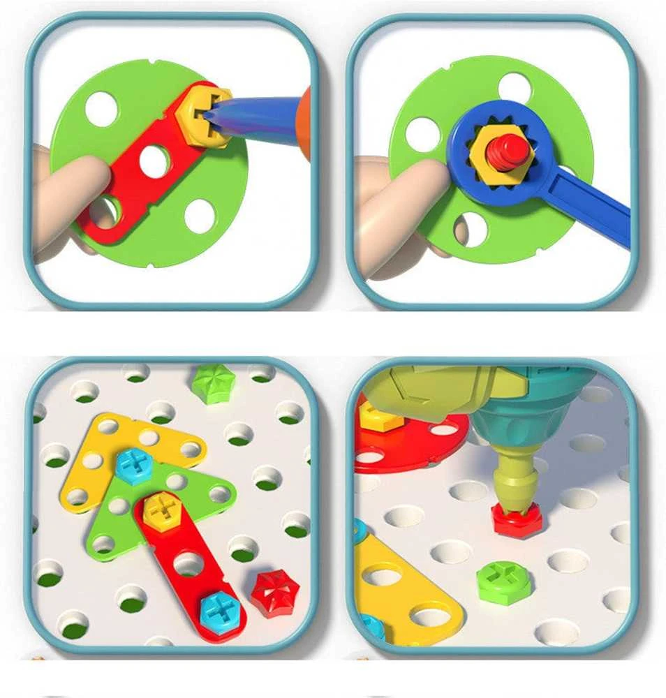 Konstruktorius su žaisliniu grąžtu Lean Toys, 249 d.