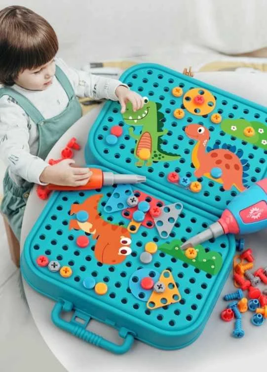 Konstruktorius su atsuktuvu Lean Toys Kosmosas