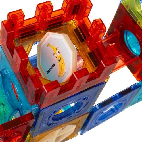 Lavinamasis Magnetinis 3D konstruktorius, 96 elementų