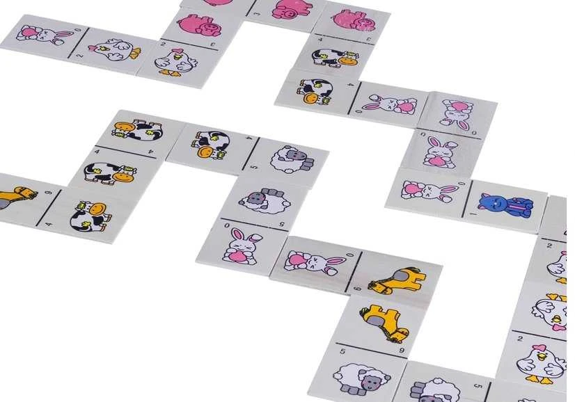 Jokomisiada Illustrated Domino for children of animals ZA2515