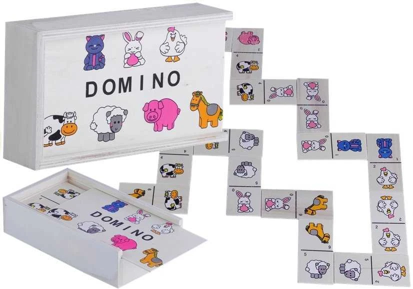 Jokomisiada Illustrated Domino for children of animals ZA2515