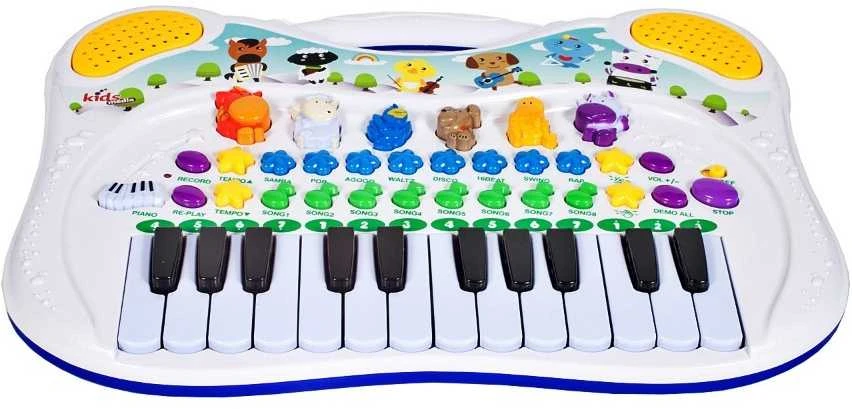 Malplay Vaikiškas pianinas Elektroniniai gyvūnai