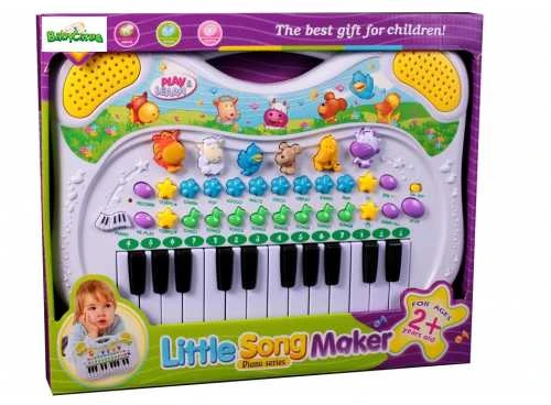 Malplay Vaikiškas pianinas Elektroniniai gyvūnai