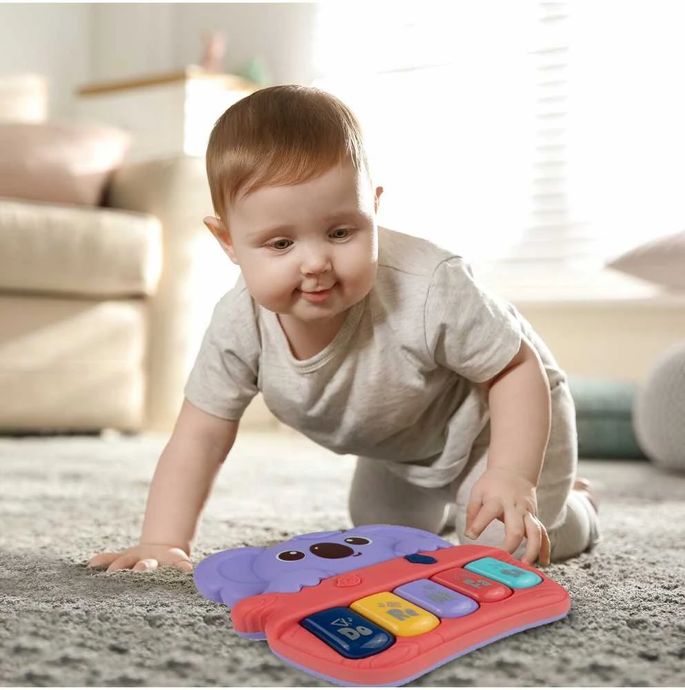 Malplay Žaislas kūdikiams MINI Lavinamasis interaktyvus staliukas su pianinu
