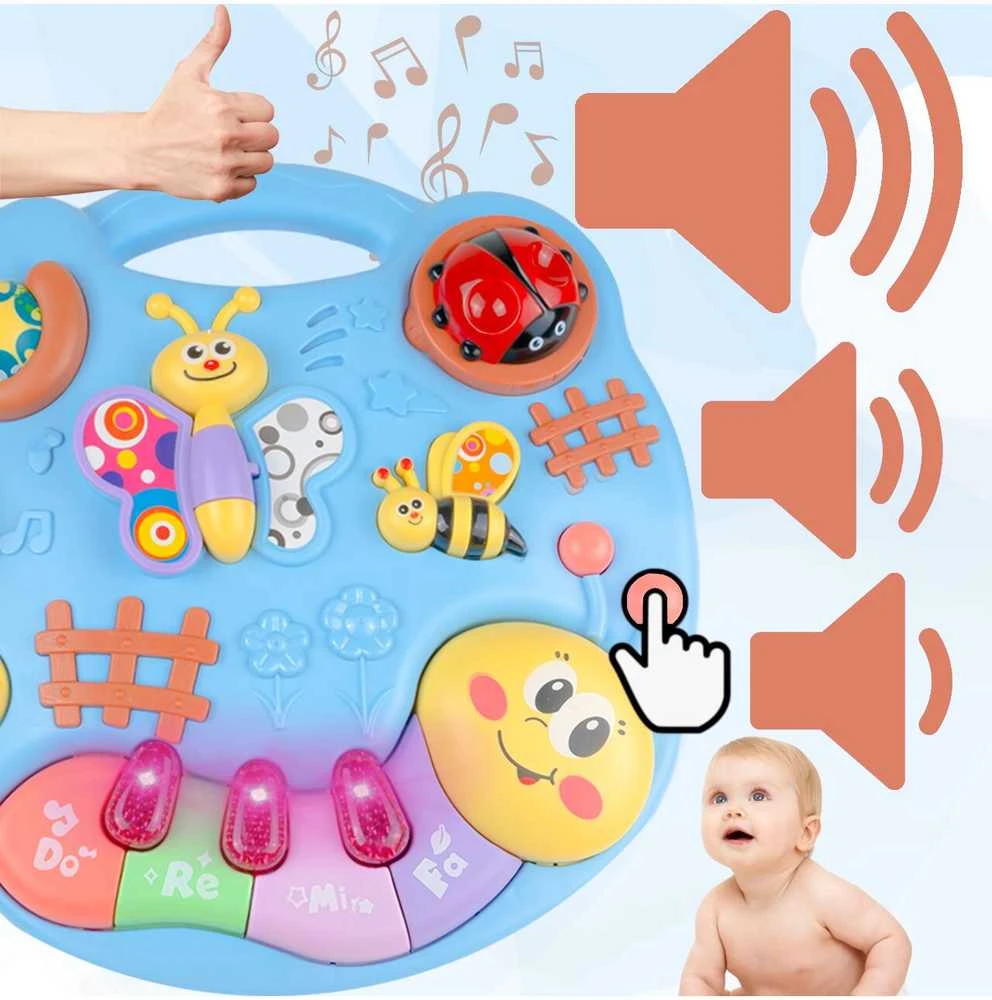 Malplay Interaktyvus lavinamasis muzikinis staliukas 2in1
