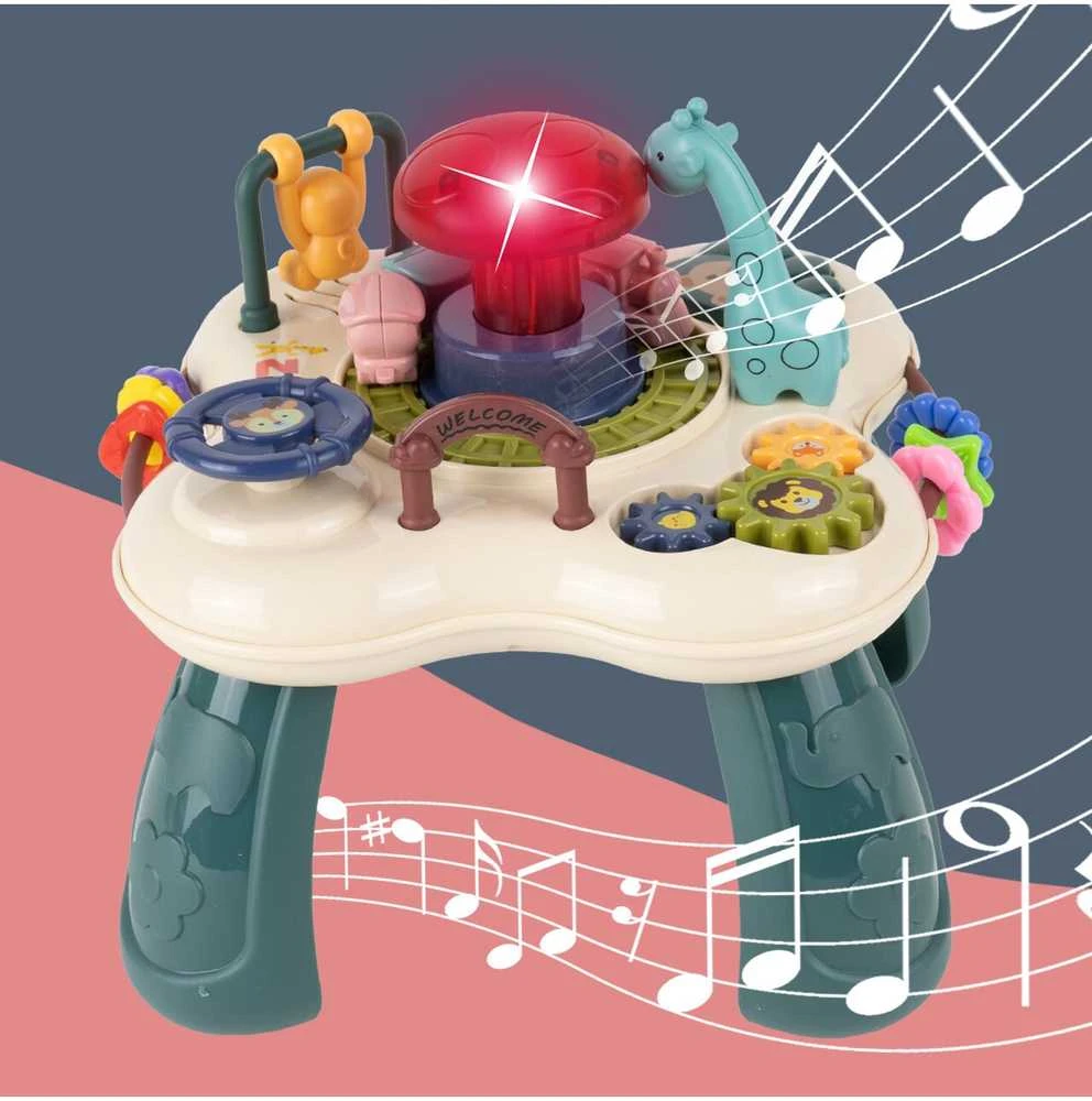 Malplay Mini interaktyvus lavinamasis muzikos stalas kūdikiams