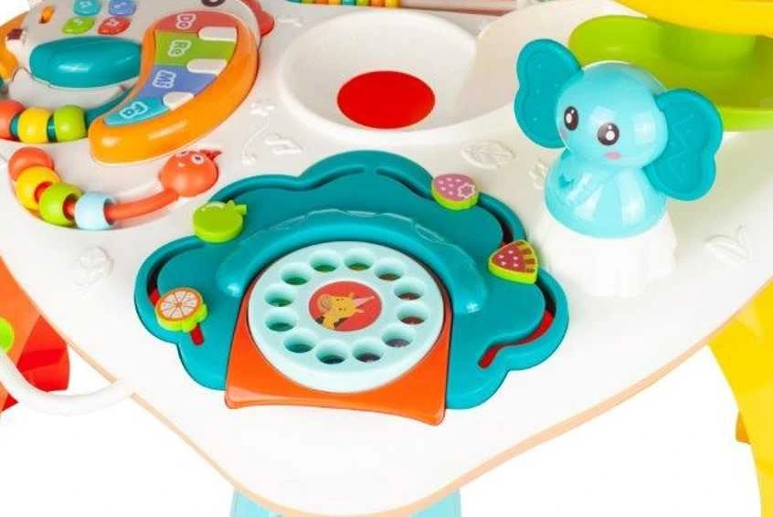 Lean Toys Interaktyvus žaislas vaikams su mokymosi lenta ir rutuline čiuožykla