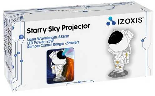 Malplay Naktinė lempa, žvaigždžių projektorius - Astronautas su nuotolinio valdymo pultu