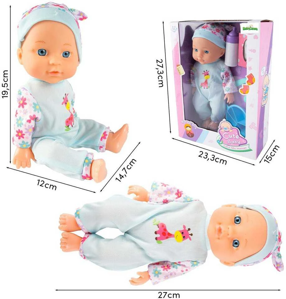 Malplay Lėlė su priedais, 27 cm