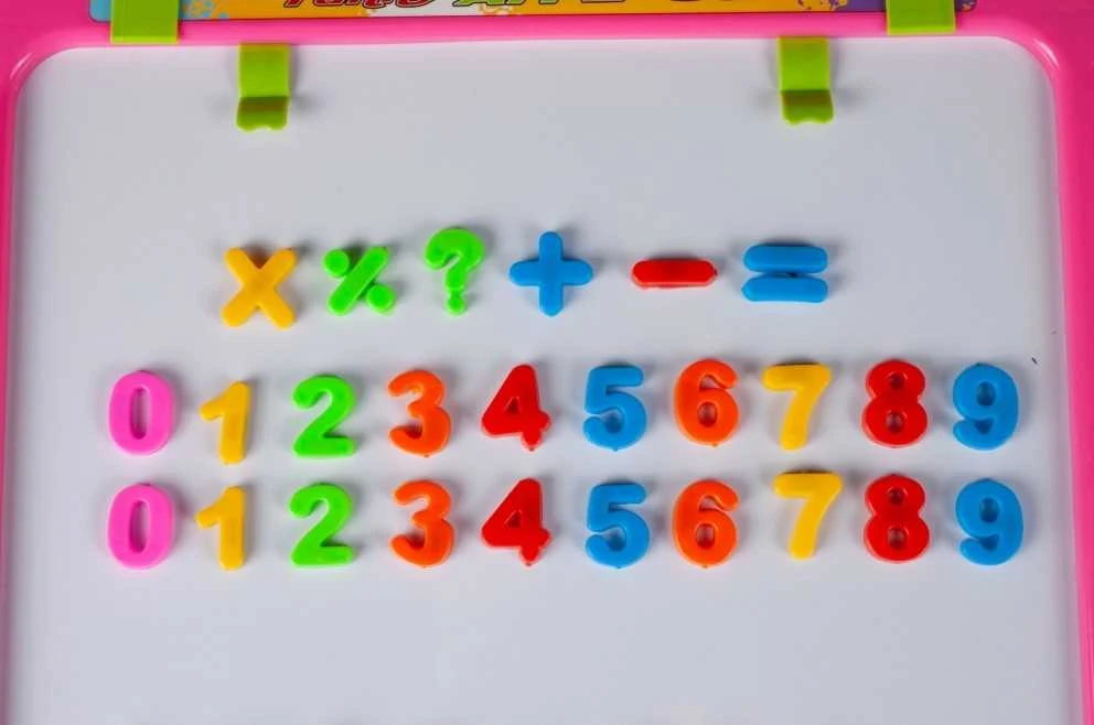 Malplay Vaikiška dvipusė magnetinė lenta 3in1