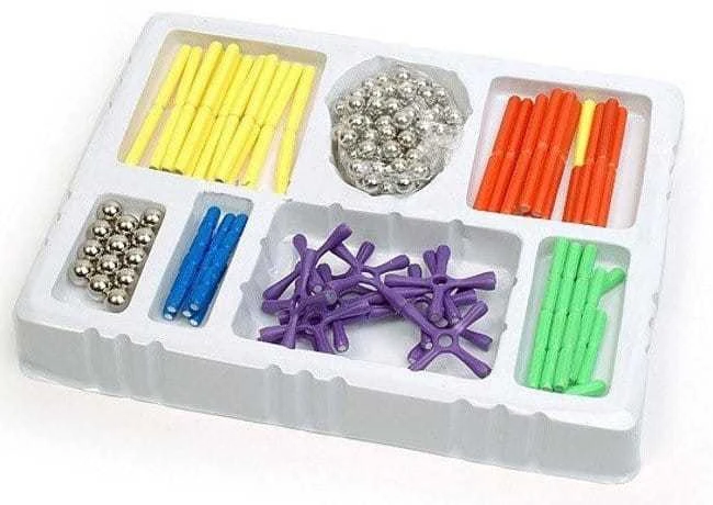 Magnetinės konstrukcinės kaladėlės Witka Magnet (250 detalių)
